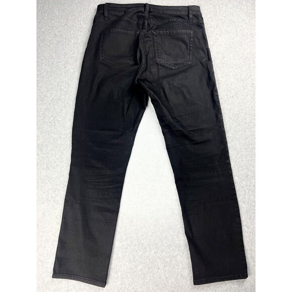 H&M Jeans Juniors 10 Black Slim Straight High Rise Stretch Denim Casual - Picture 3 of 13